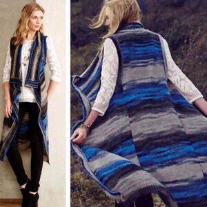 Moth  Anthropology sweater vest duster